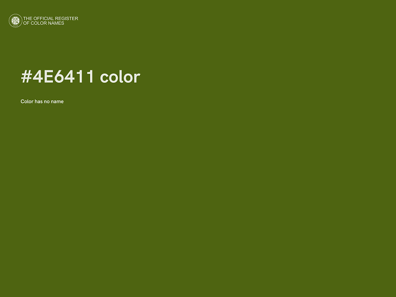 #4E6411 color image