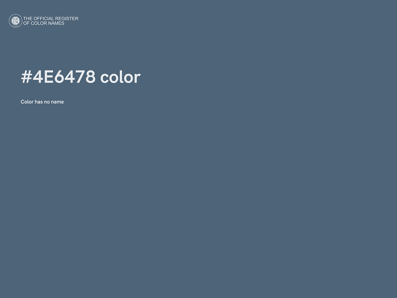 #4E6478 color image
