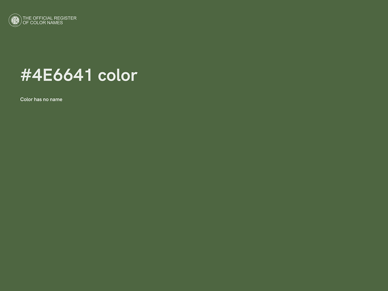 #4E6641 color image