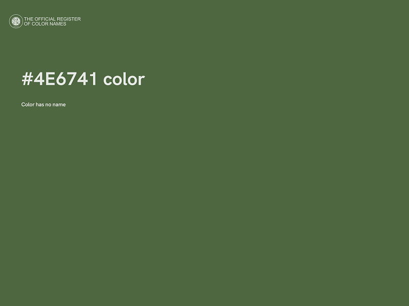 #4E6741 color image