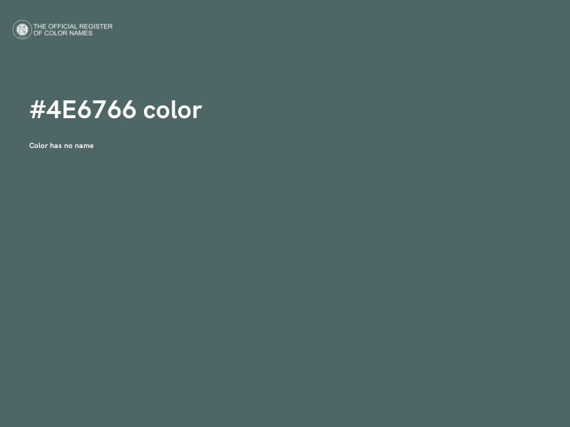 #4E6766 color image