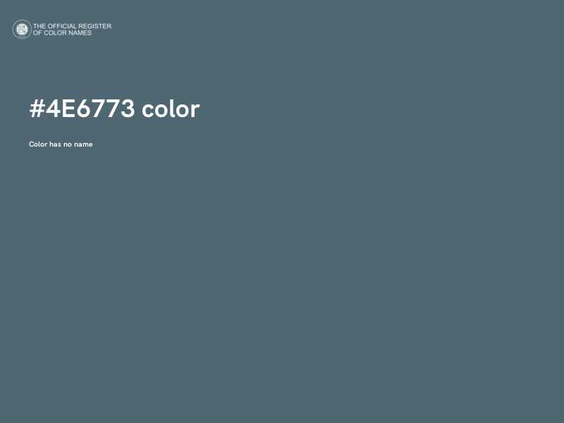 #4E6773 color image