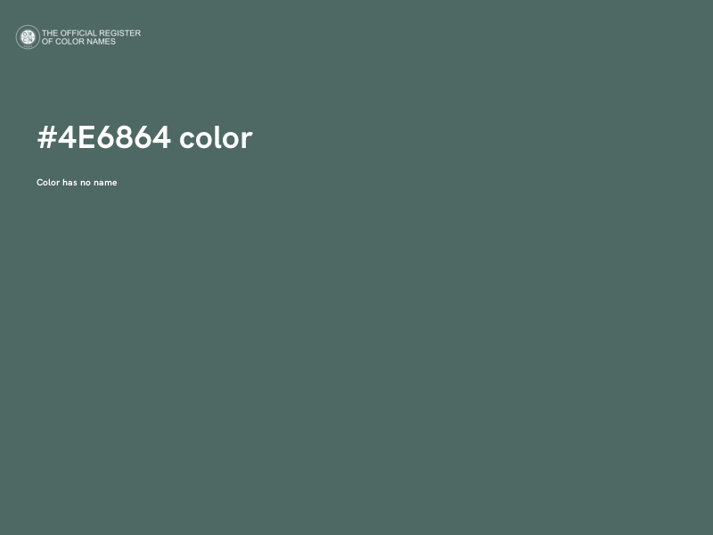 #4E6864 color image