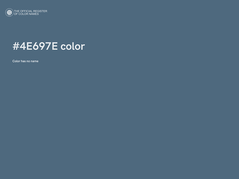 #4E697E color image