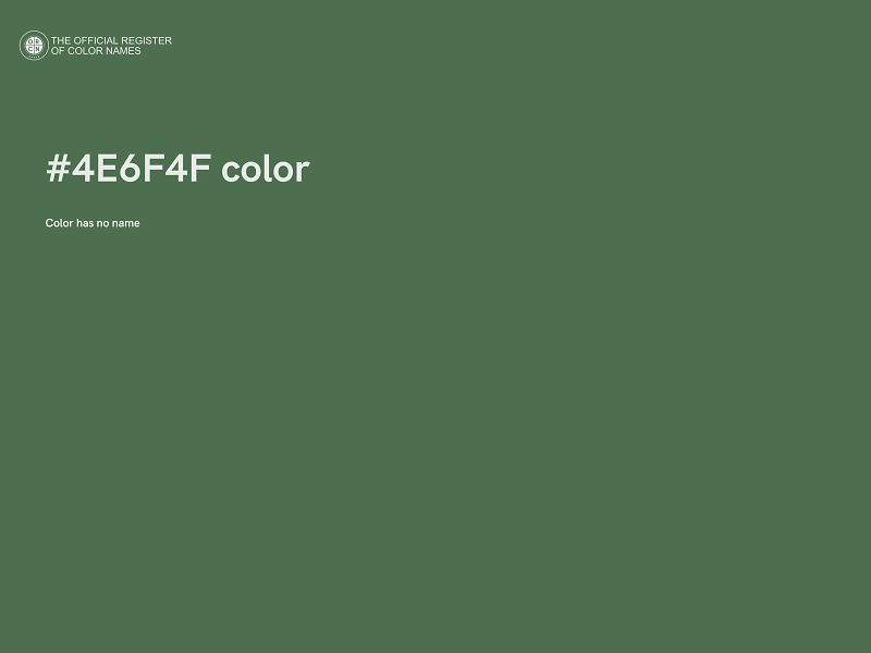 #4E6F4F color image