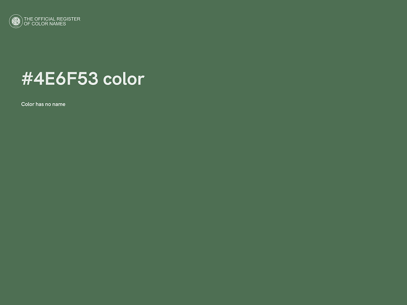 #4E6F53 color image