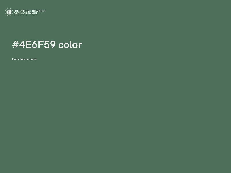 #4E6F59 color image