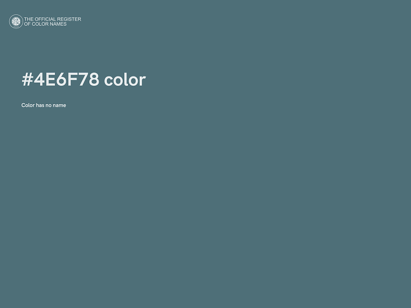 #4E6F78 color image