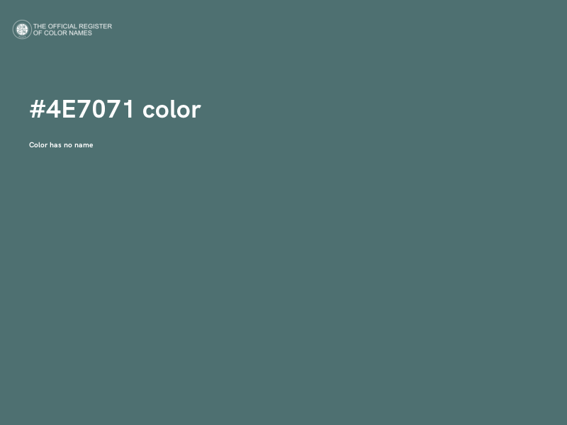 #4E7071 color image