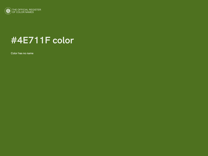 #4E711F color image