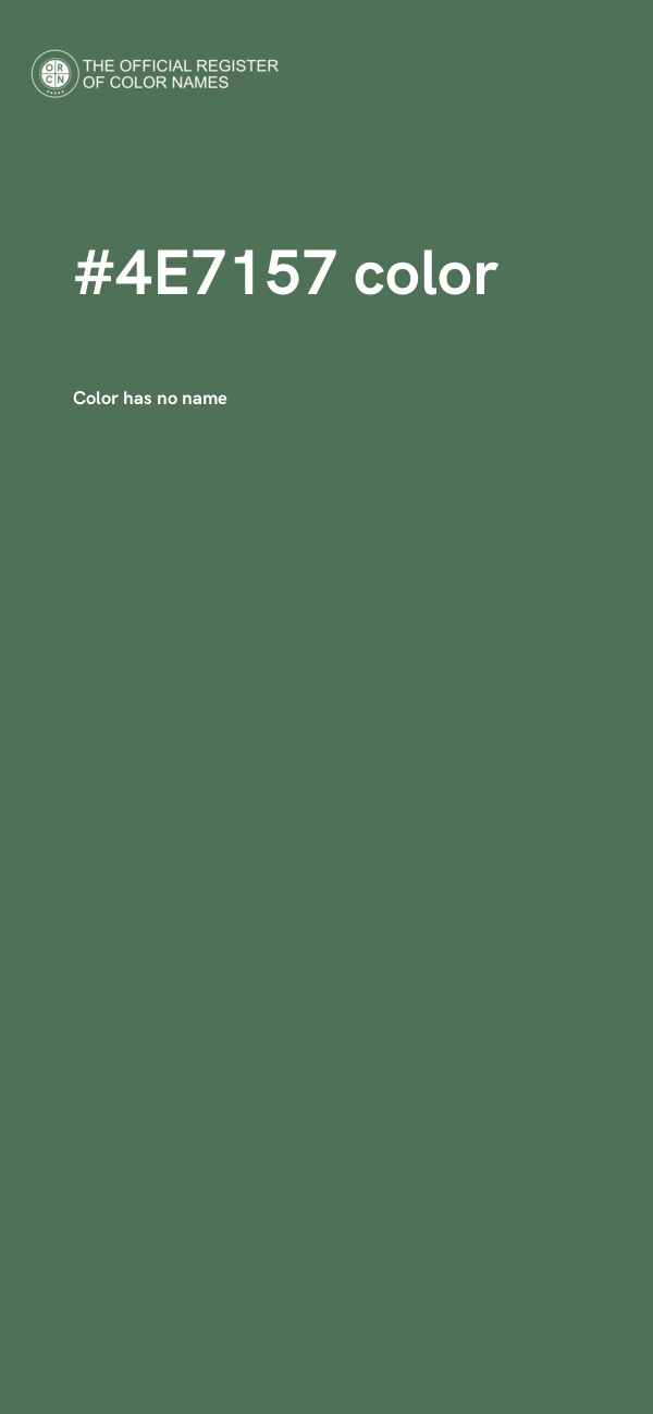 #4E7157 color image