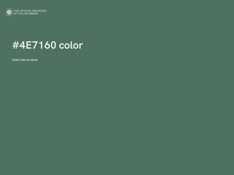 #4E7160 color image