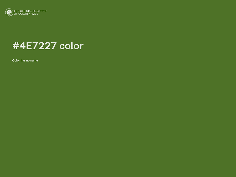 #4E7227 color image