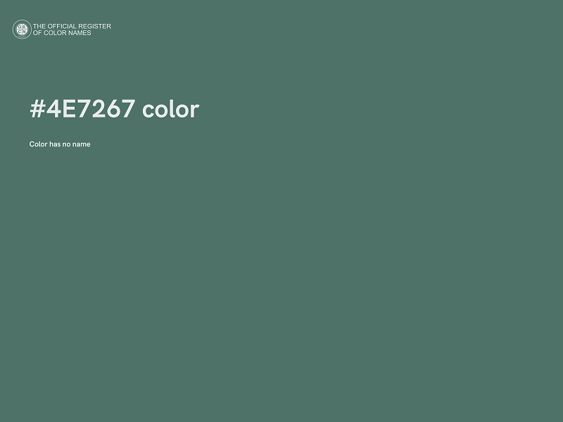 #4E7267 color image