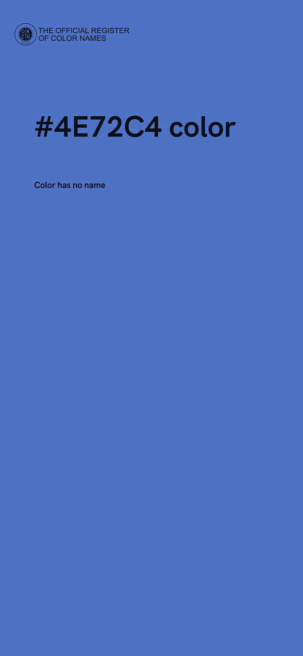 #4E72C4 color image