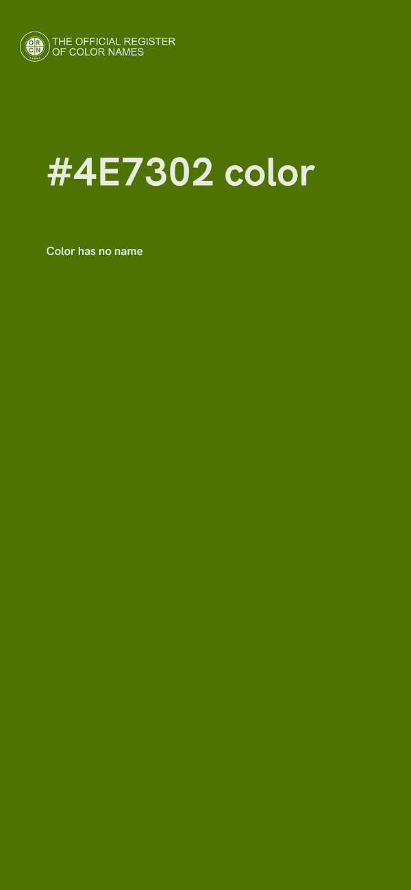 #4E7302 color image