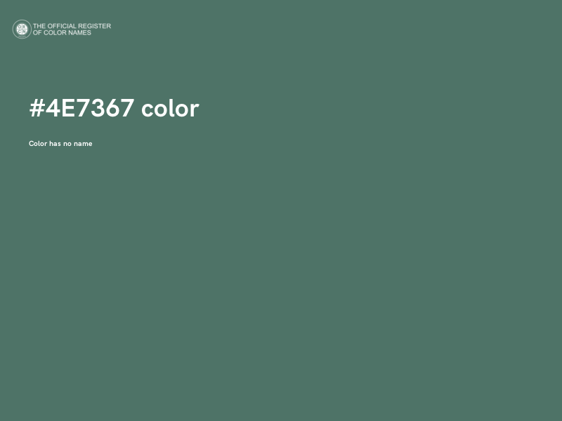 #4E7367 color image