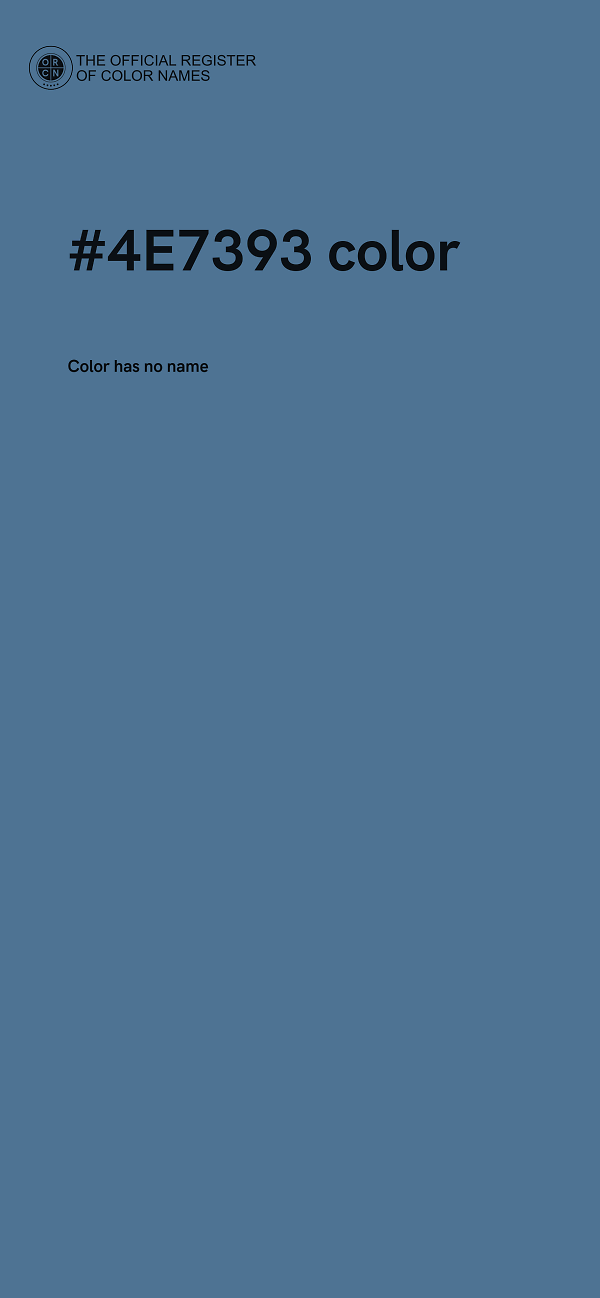 #4E7393 color image