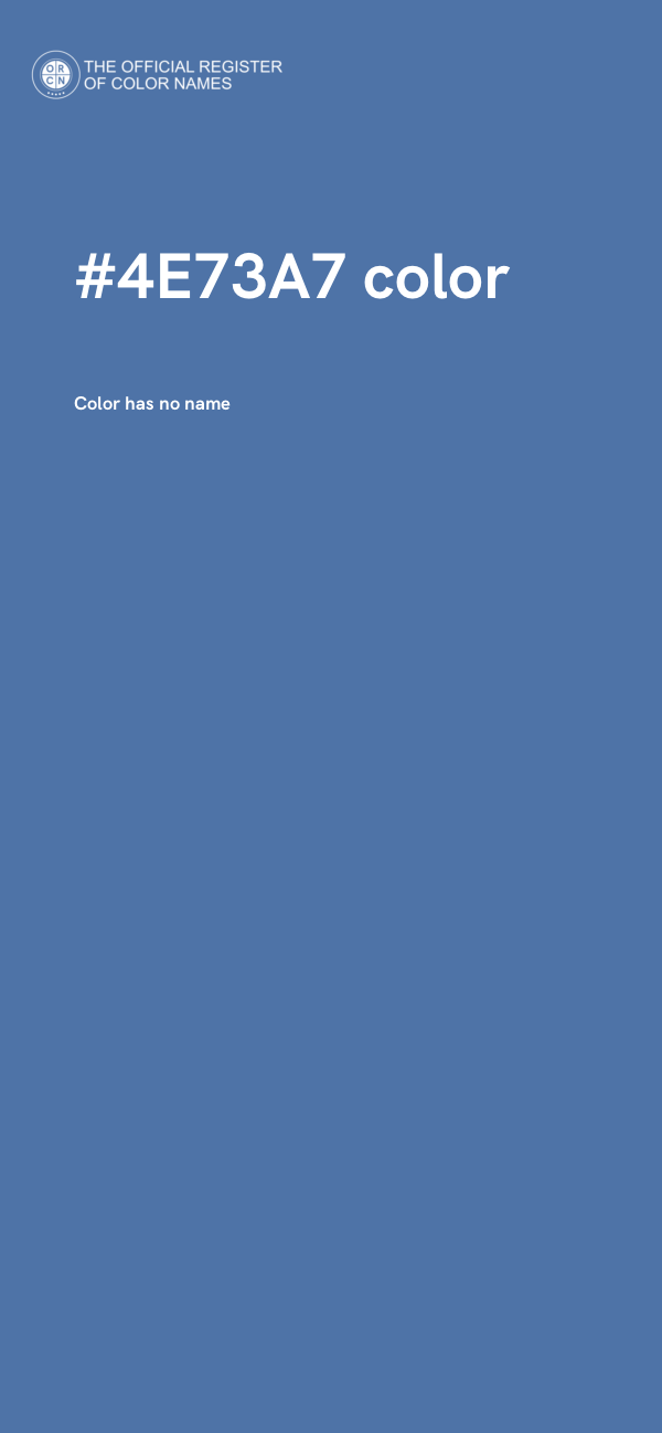 #4E73A7 color image