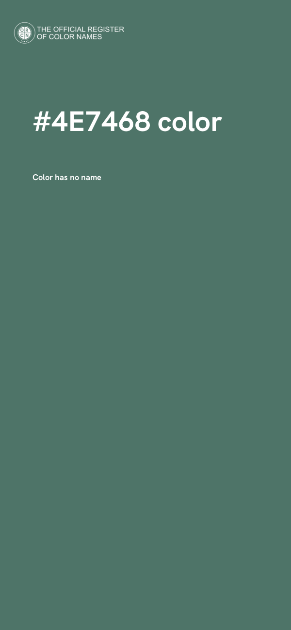 #4E7468 color image