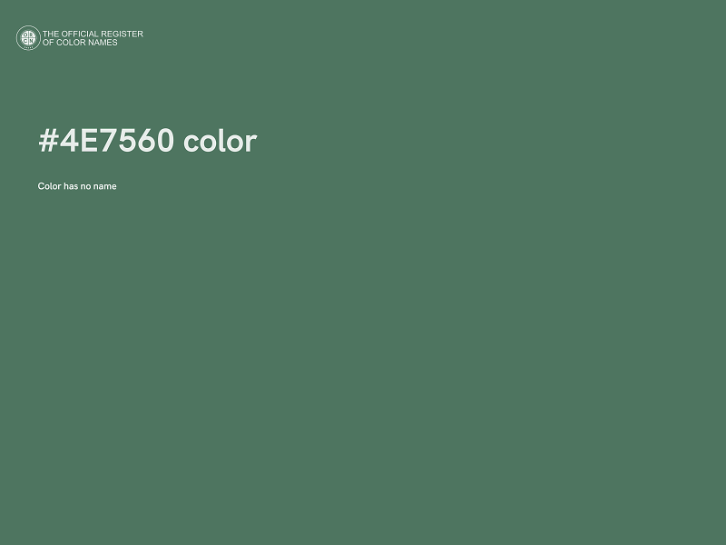 #4E7560 color image