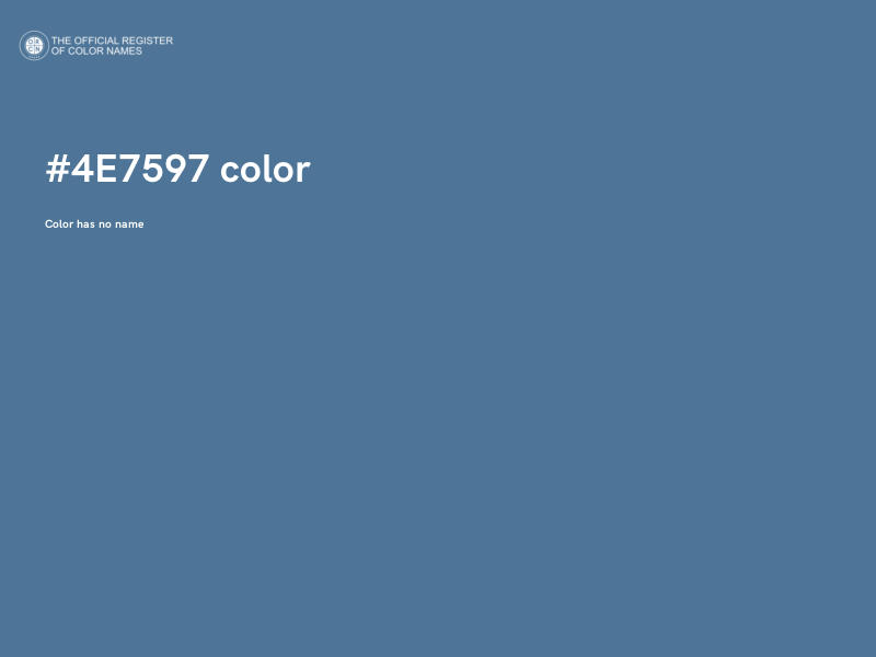 #4E7597 color image