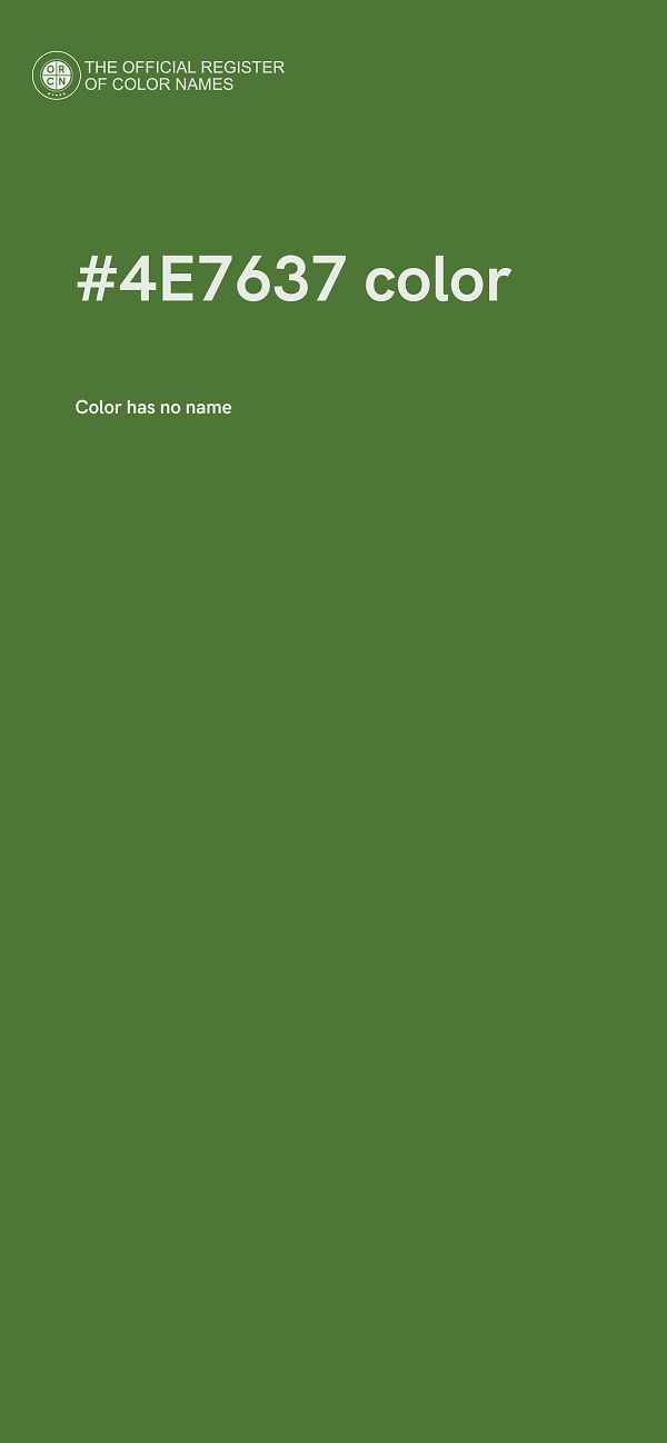 #4E7637 color image