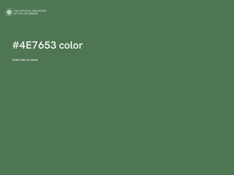 #4E7653 color image