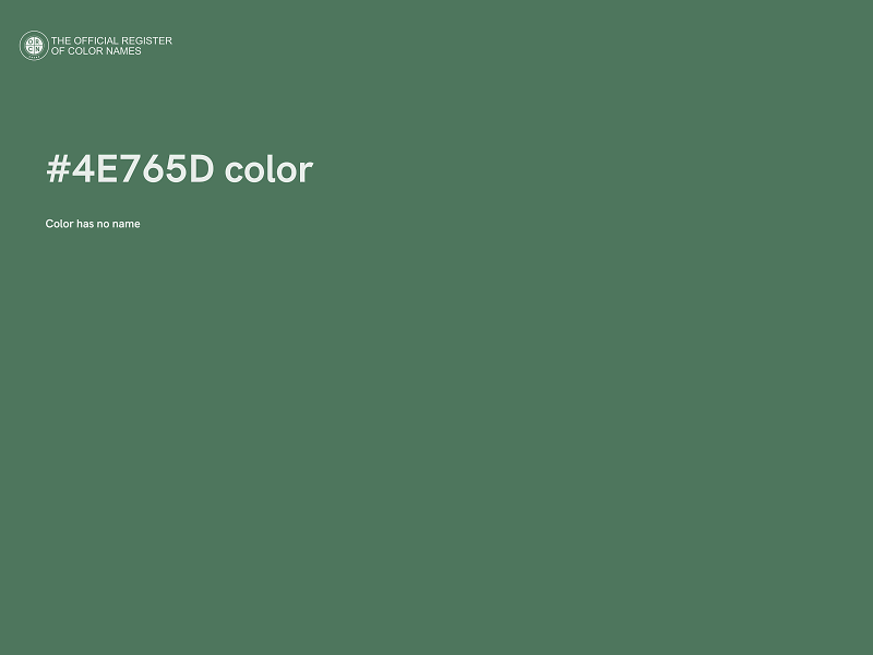 #4E765D color image