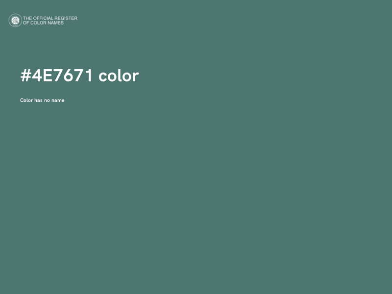 #4E7671 color image