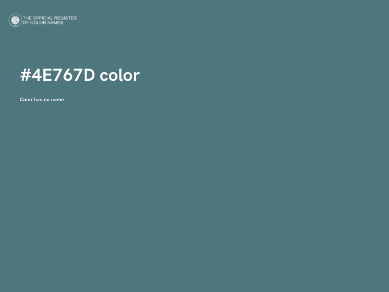 #4E767D color image