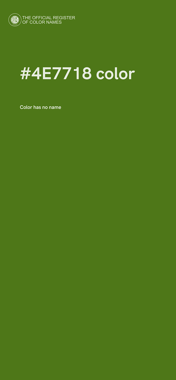 #4E7718 color image