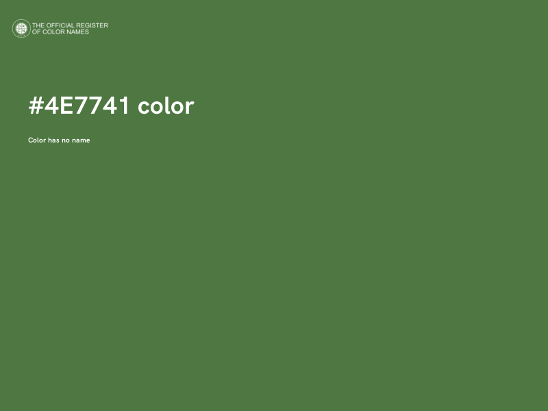 #4E7741 color image