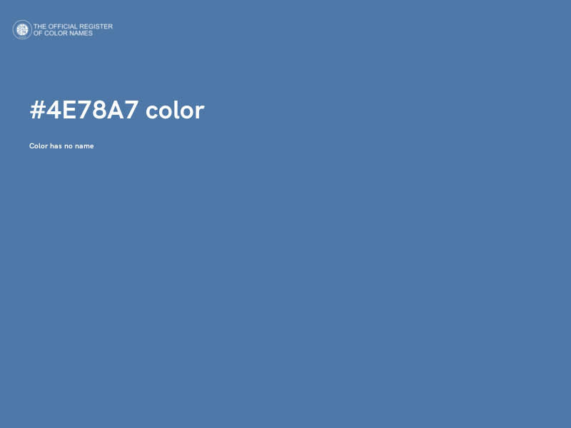 #4E78A7 color image