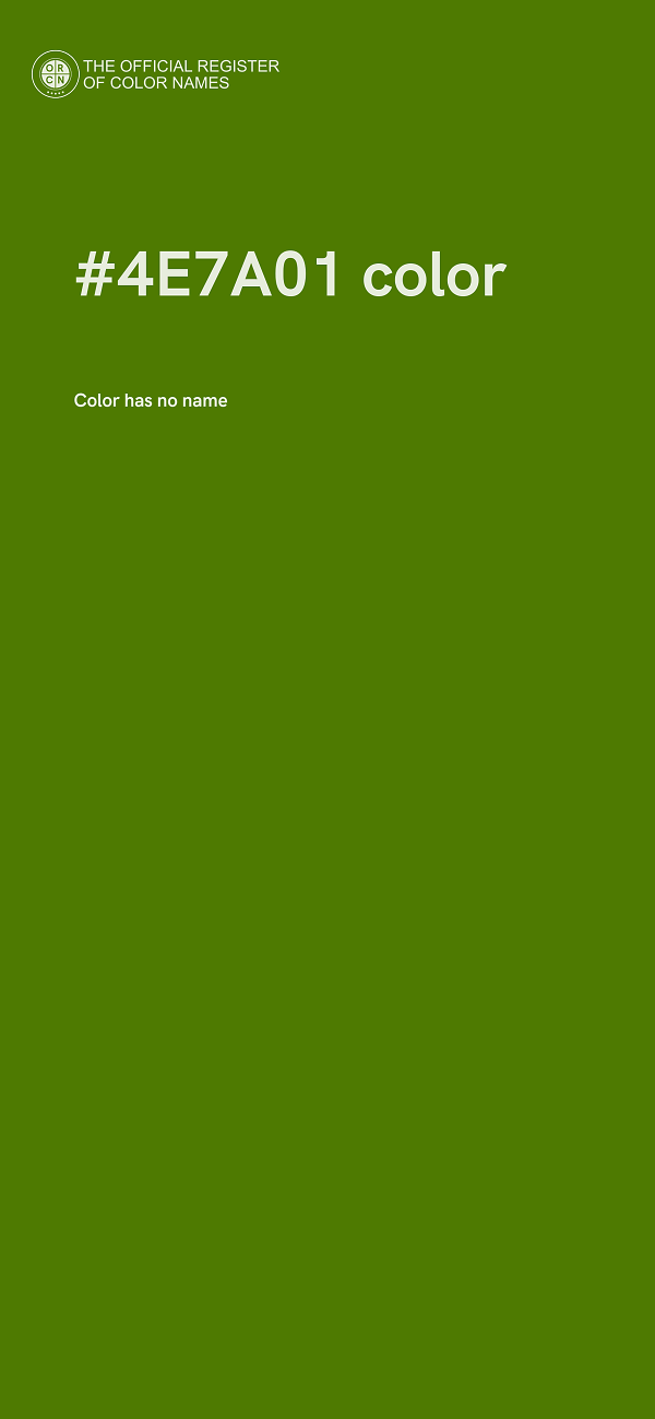#4E7A01 color image