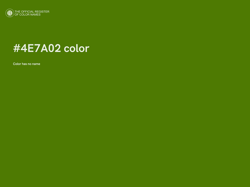 #4E7A02 color image