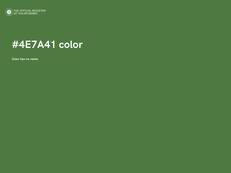 #4E7A41 color image