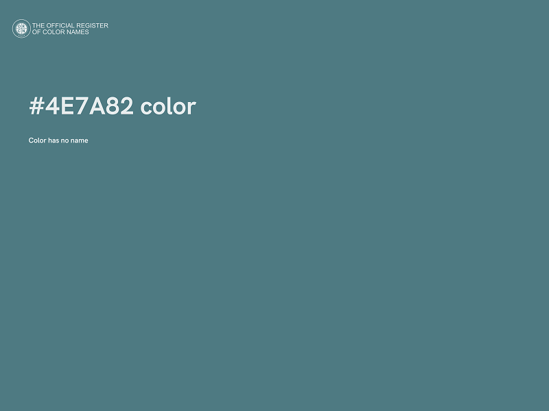 #4E7A82 color image