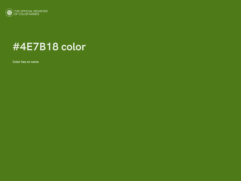 #4E7B18 color image