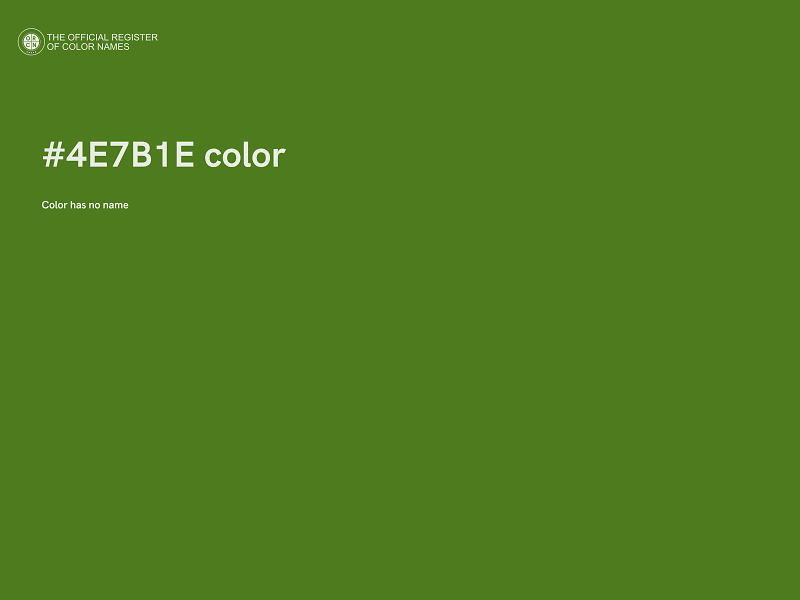 #4E7B1E color image