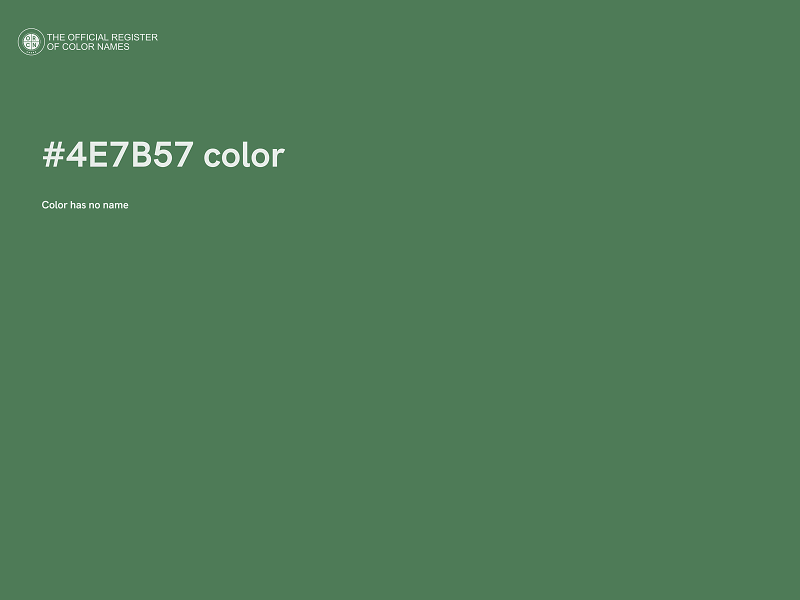 #4E7B57 color image