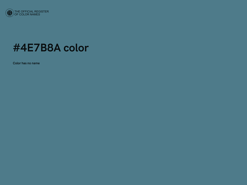 #4E7B8A color image