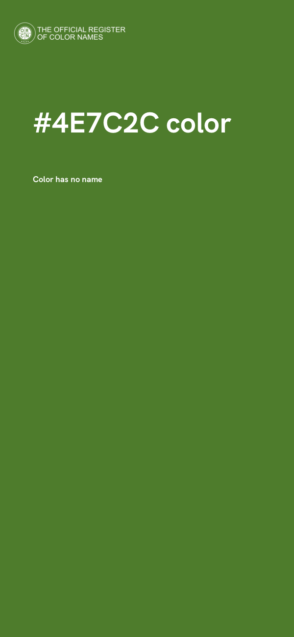 #4E7C2C color image