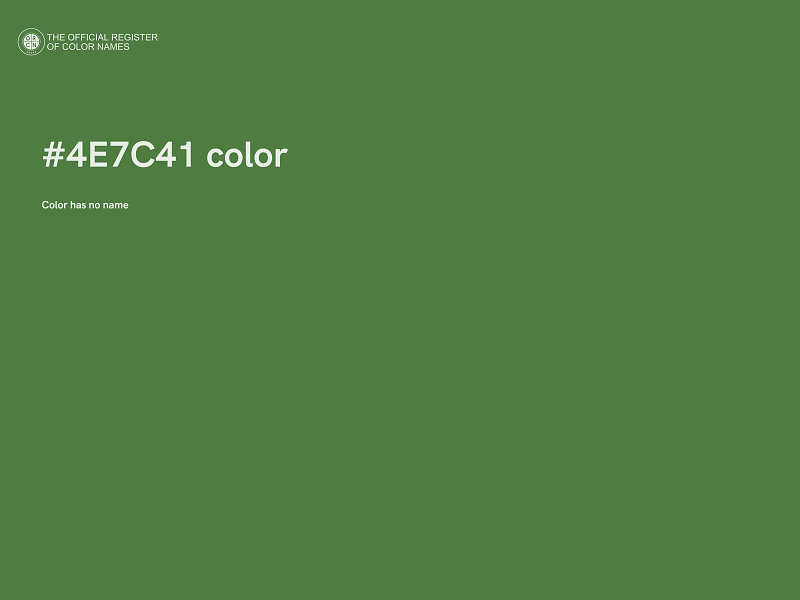 #4E7C41 color image