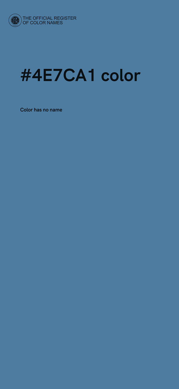 #4E7CA1 color image