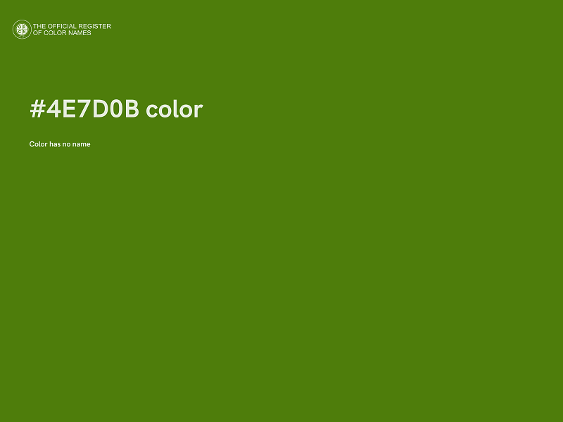 #4E7D0B color image