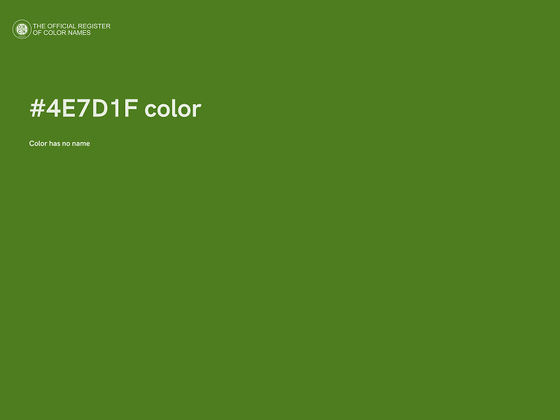 #4E7D1F color image