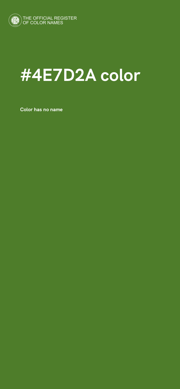 #4E7D2A color image