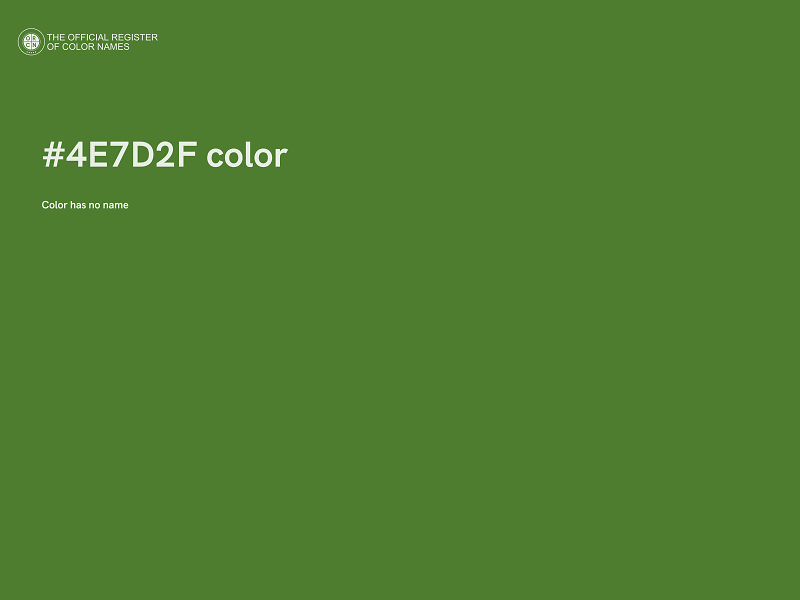 #4E7D2F color image