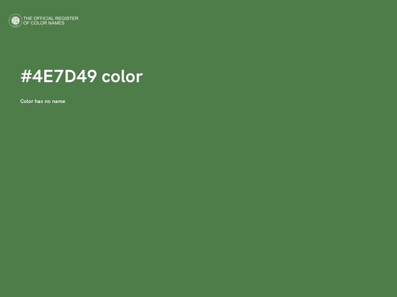 #4E7D49 color image
